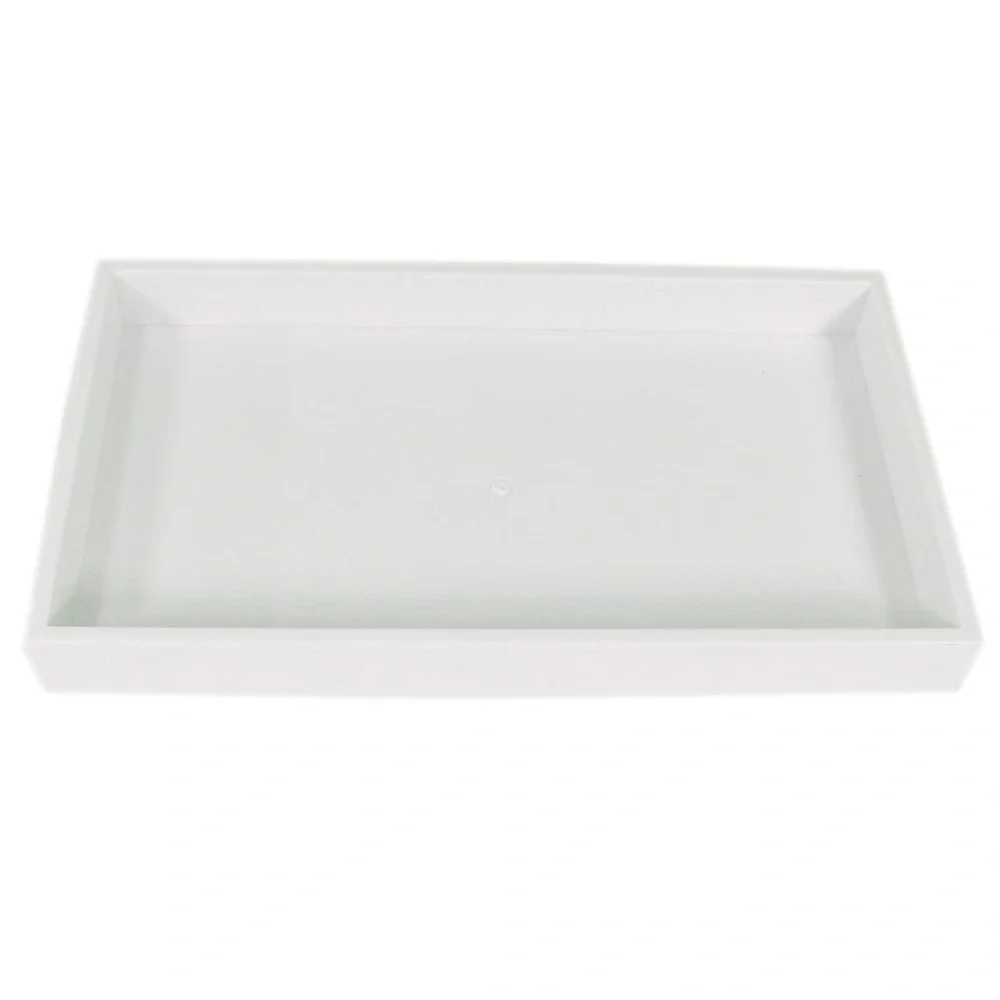 White Plastic Stackable Tray